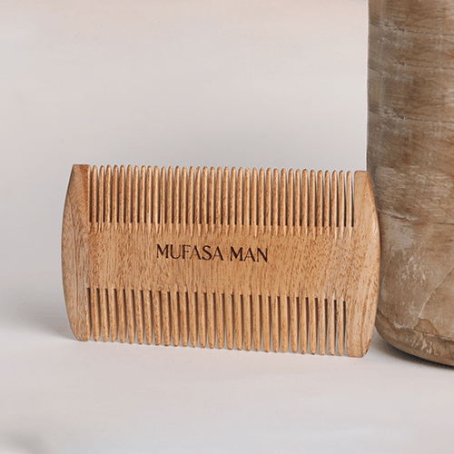 Wooden Comb (Double Side Beard Comb Neem) - Mufasaman